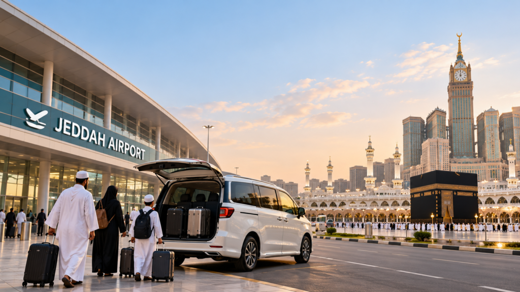 Jeddah Airport to Makkah Taxi